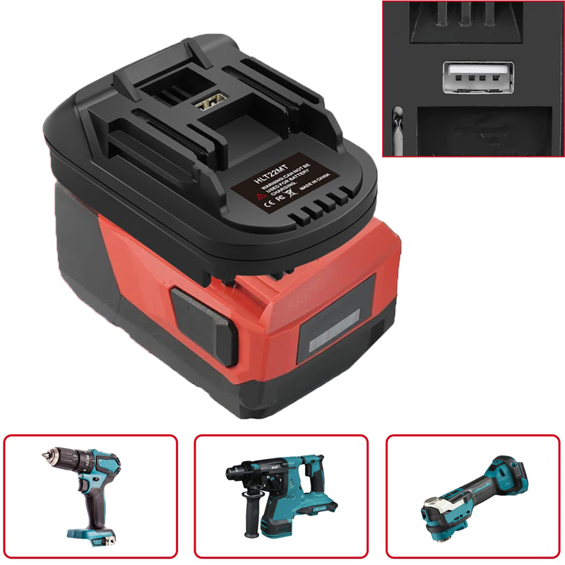 Power Tools Battery Adapter - Konverter Adaptor Baterai HLT22MT untuk Baterai