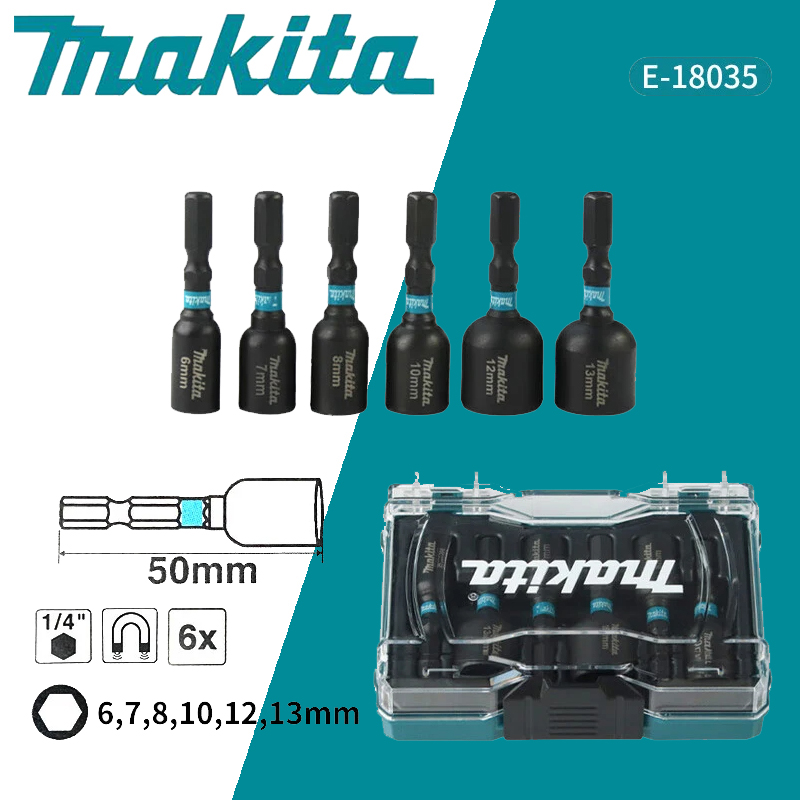 Power Tools Makita Set - Makita E-18035 obeng elektrik, suku cadang