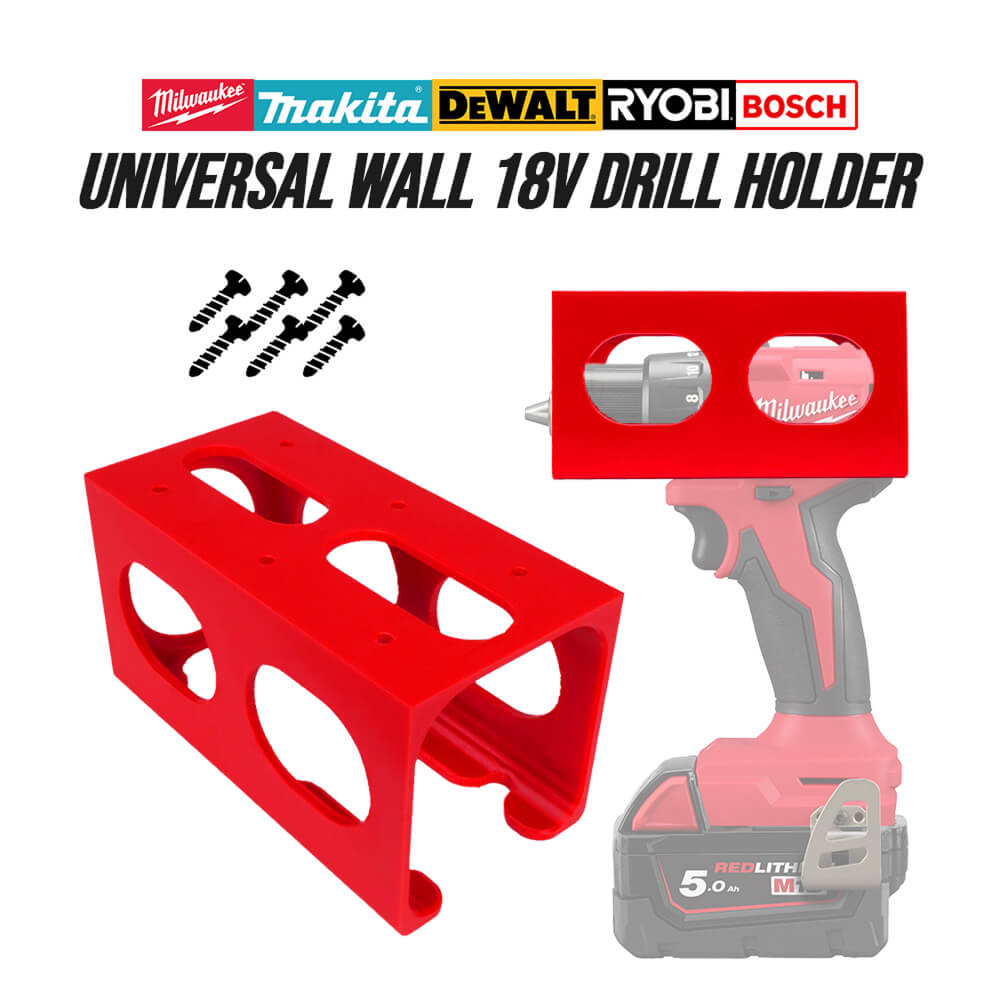 Power Tools Brands - Penyangga Dinding Bor Universal 18V, Braket