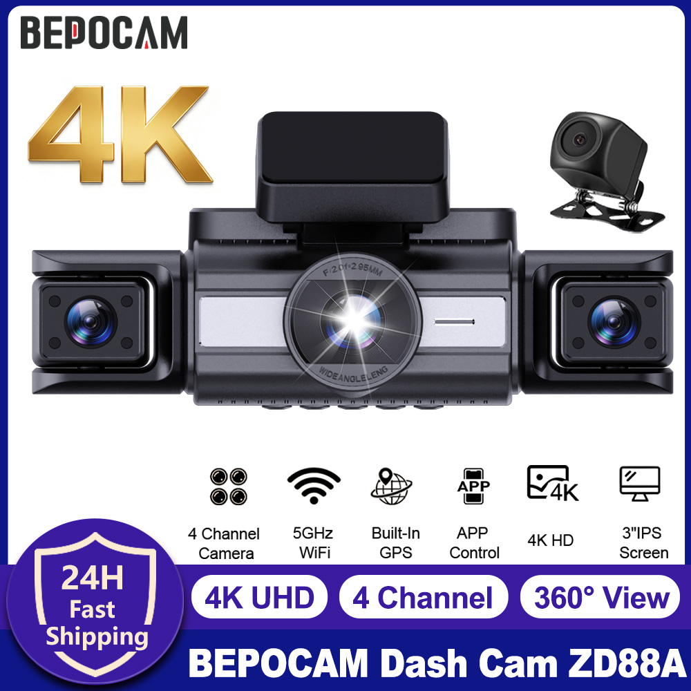 Power Tools Japan - BEPOCAM Kamera Dasbor 4 Kanal 4K