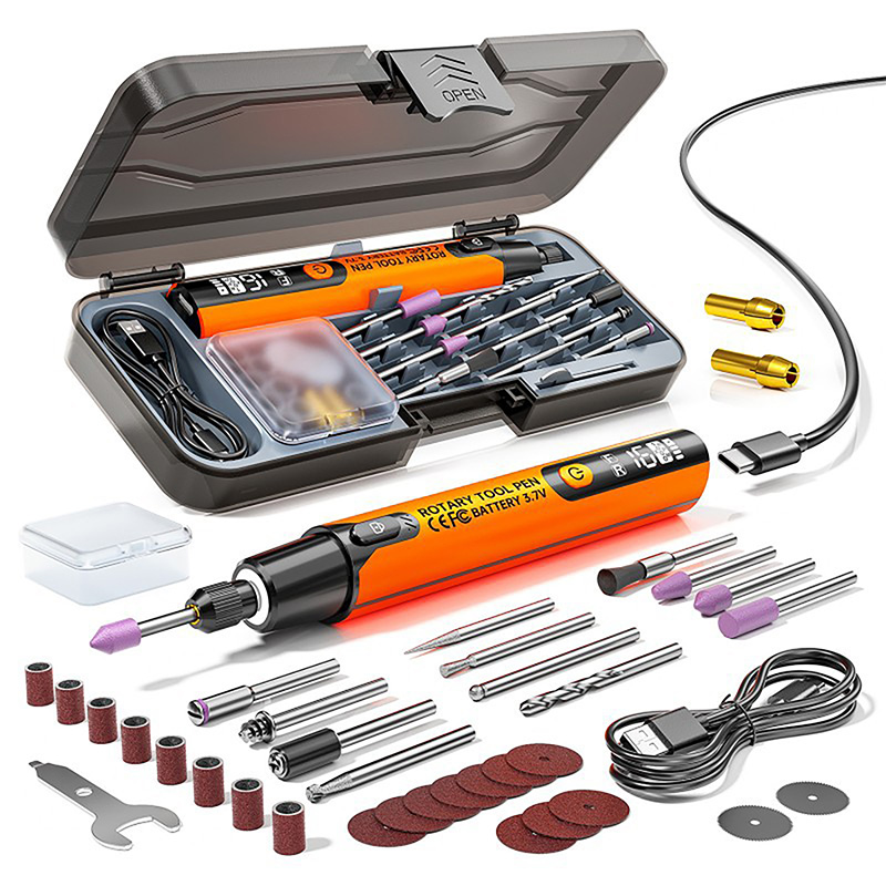 Rotary Tool Kit - Kit Alat Rotary Tanpa Kabel 6-Kecepatan,