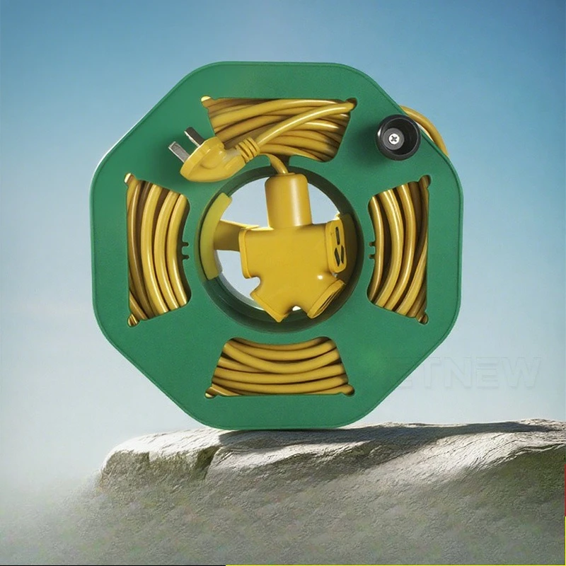 Power Tools Garden - Alat Penggulung Selang Premium, Perlengkapan Kebun,