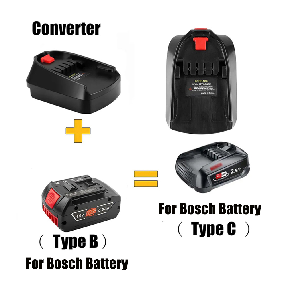 Power Tools Bosch - Adaptor baterai digunakan untuk baterai Li-ion