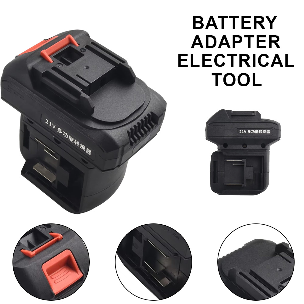 Power Tools Impact Wrench - Konverter Baterai 2 In 1 untuk