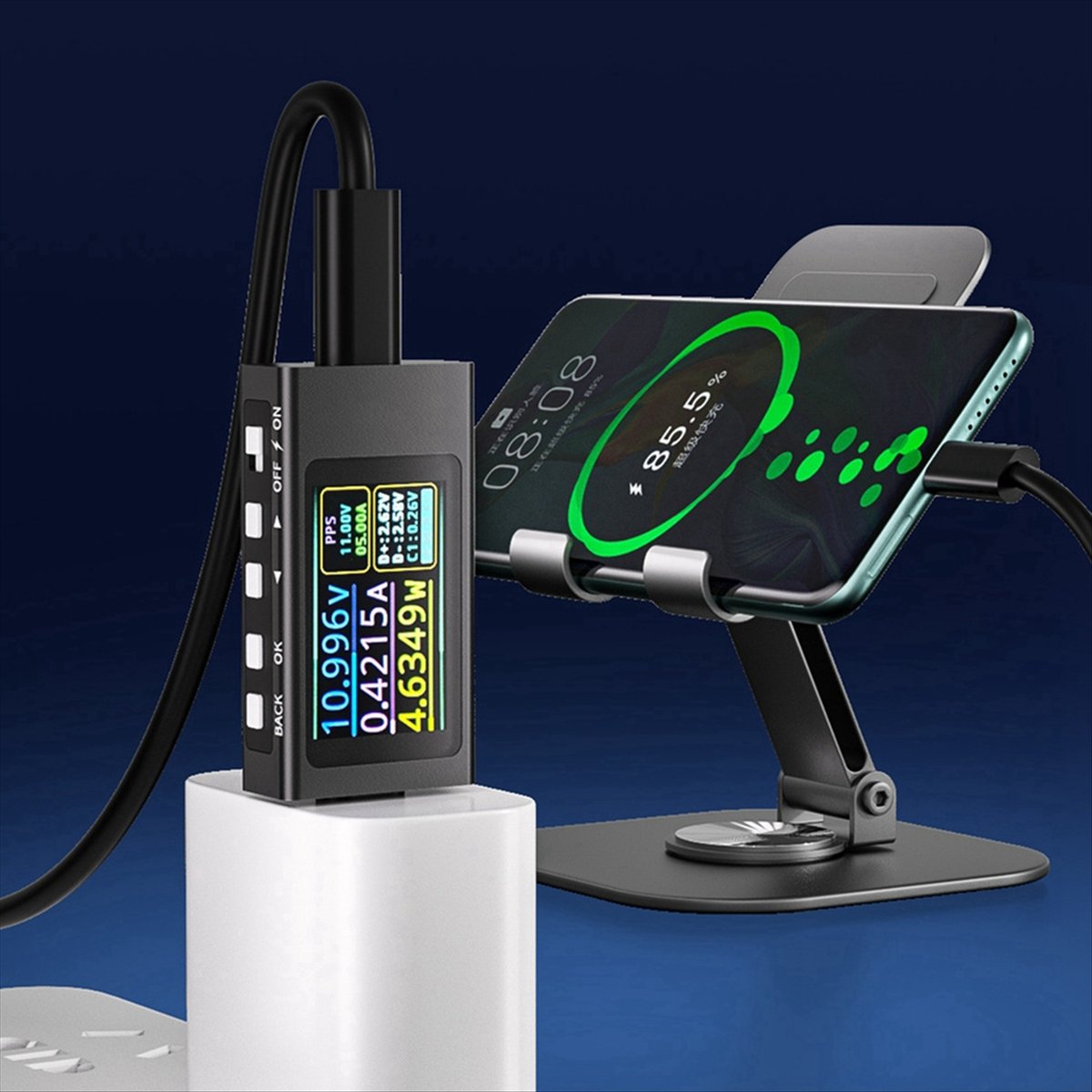 Power Tools Voltage - BaoBao- KWS-X1 Power Meter Type-C Tester