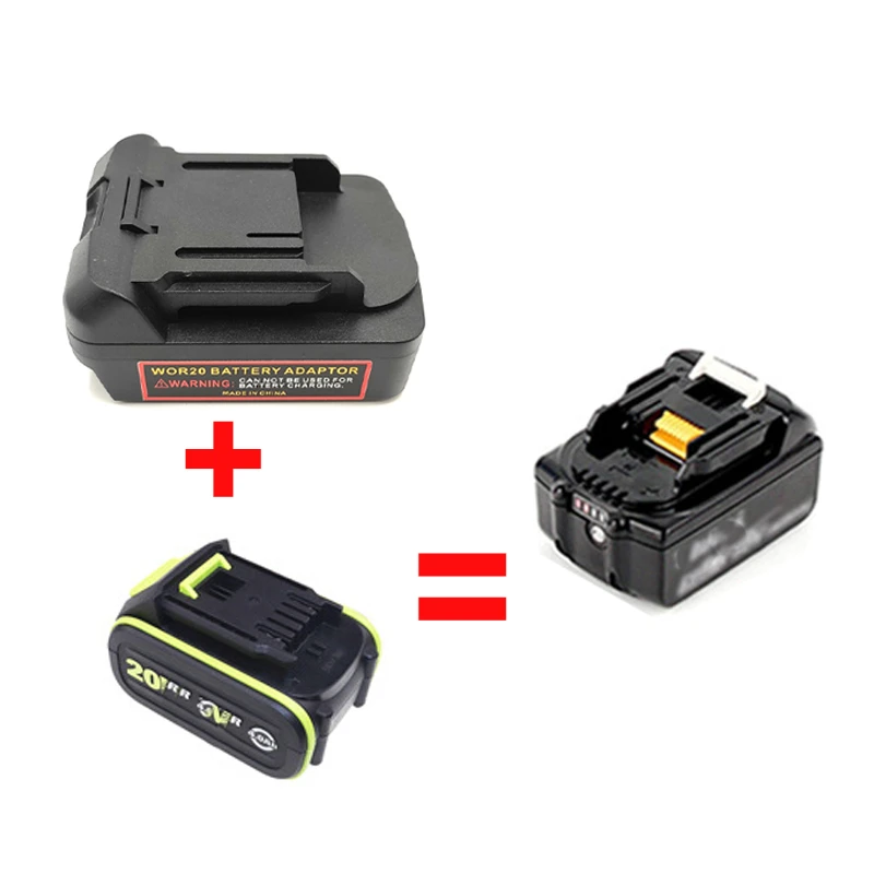 Power Tools Battery Adapter - Konverter Adaptor Baterai Lithium untuk Worx