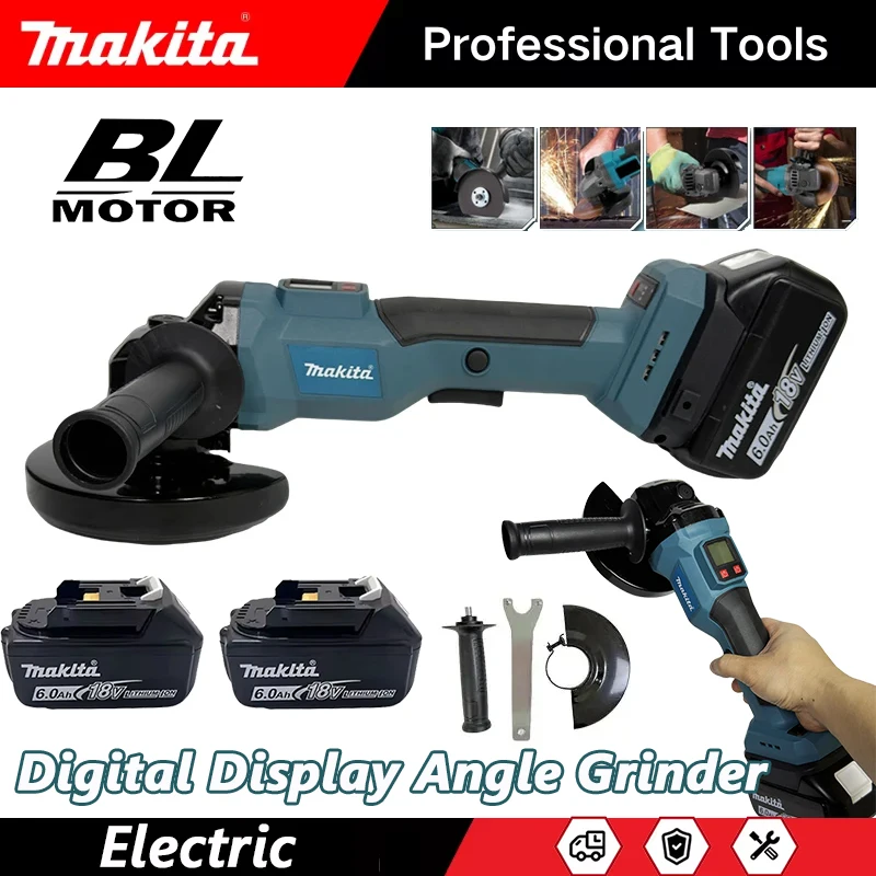 Power Tools Makita - Alat Makita Penggiling Sudut Elektrik Tanpa