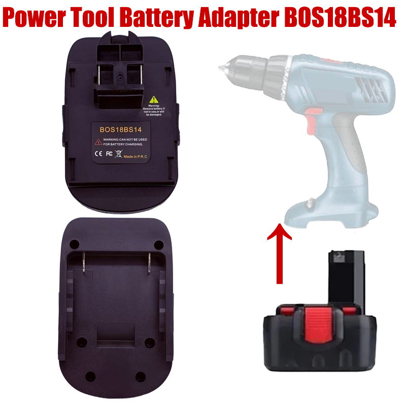 Power Tools Battery Adapter - Untuk Alat Bosch 14.4V Adaptor Baterai