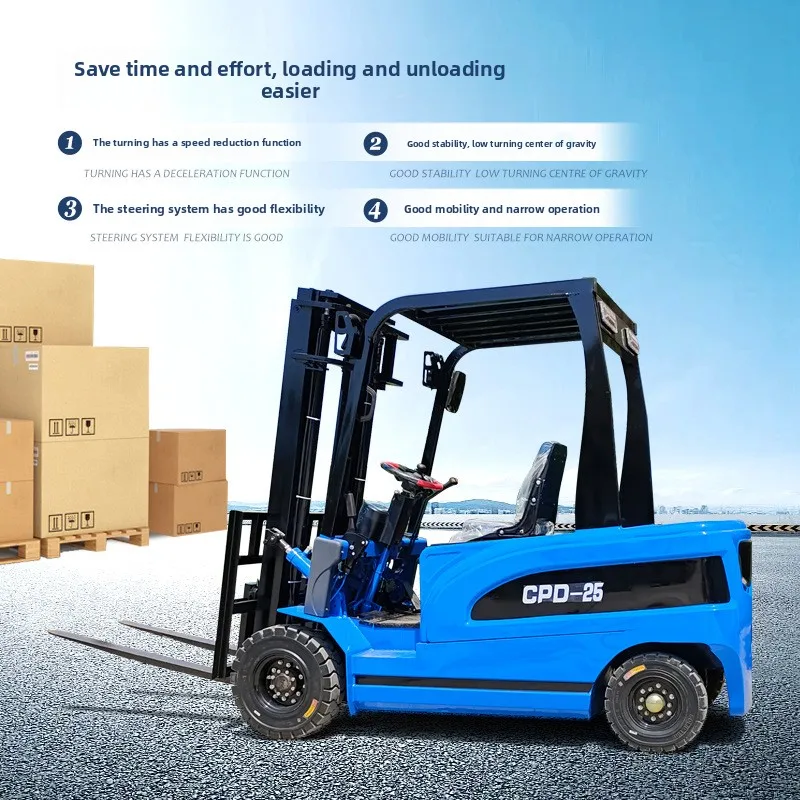 Forklift listrik roda empat ke - Power Tools Logistics ulasan dan harga
