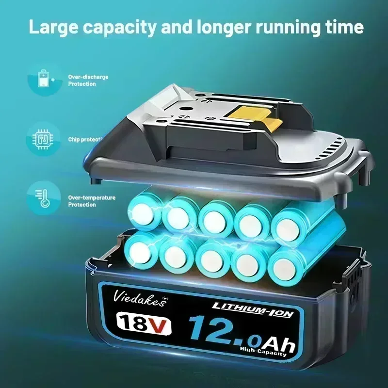 👍 Baterai Lithium 18V 12Ah unt - Power Tools Makita Set ulasan dan harga