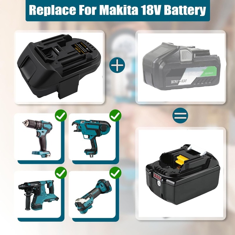 Adaptor Baterai ALASICKA HK18M - Power Tools Battery Adapter ulasan dan harga