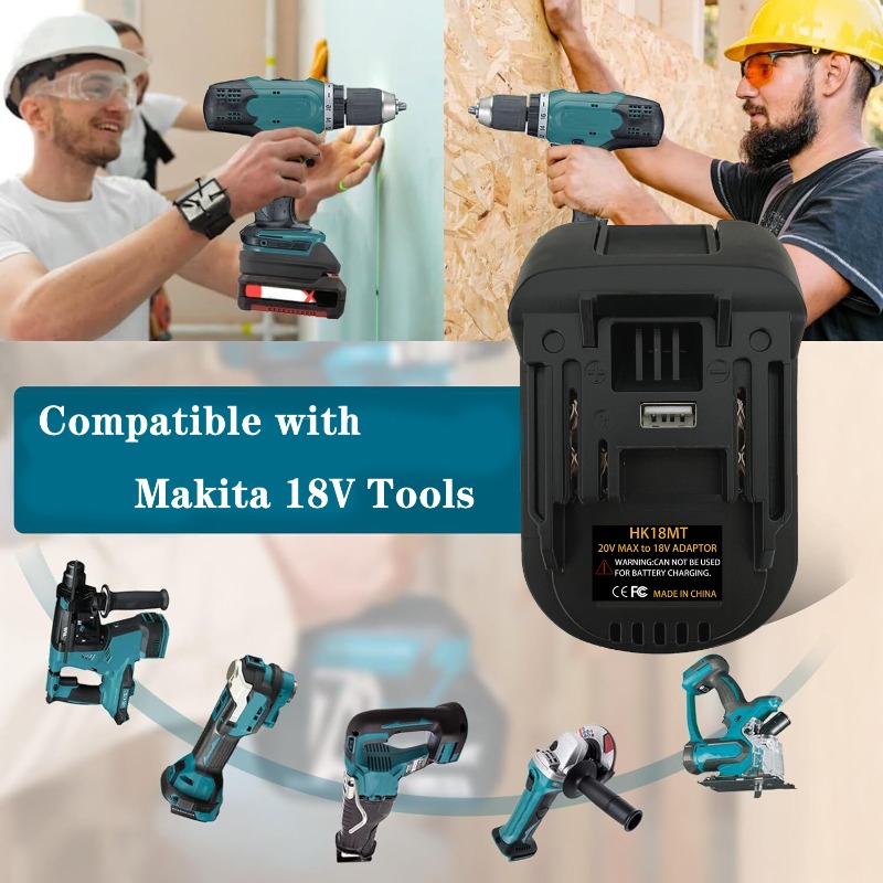Adaptor Baterai ALASICKA HK18M - Power Tools Battery Adapter ulasan dan harga