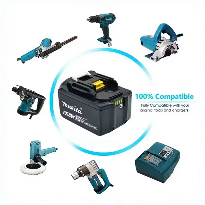 Baterai Makita 18V Asli 9Ah 6A - Power Tools Makita ulasan dan harga