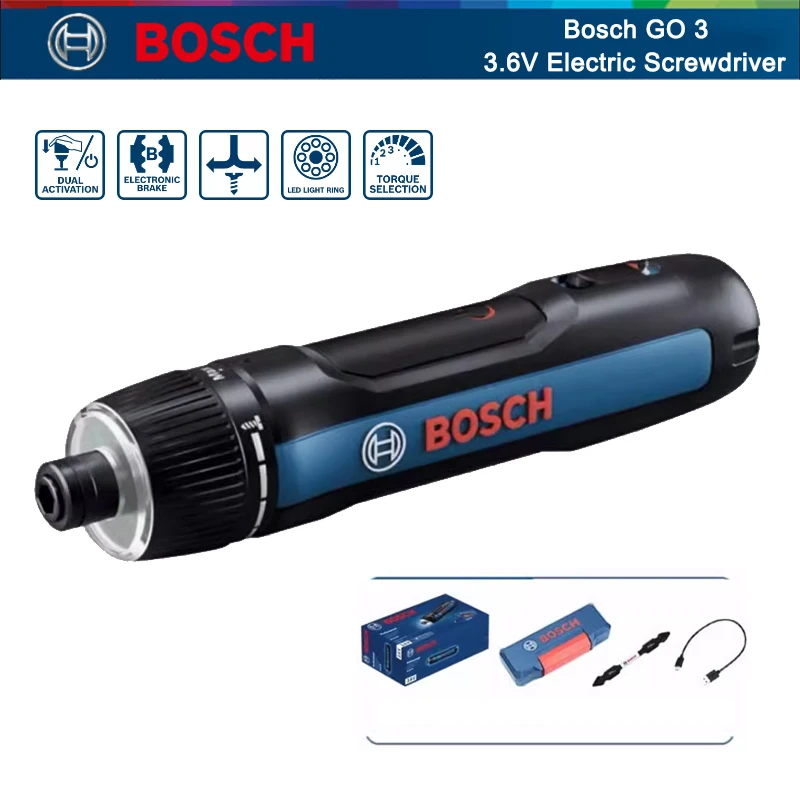 Obeng Listrik BOSCH Go 3 Obeng - Power Tools Bosch ulasan dan harga