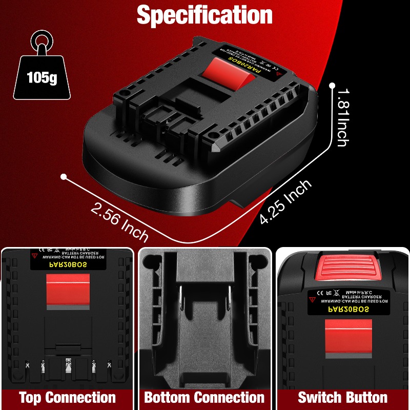 Adaptor Baterai Perkakas Listr - Power Tools Battery Adapter ulasan dan harga