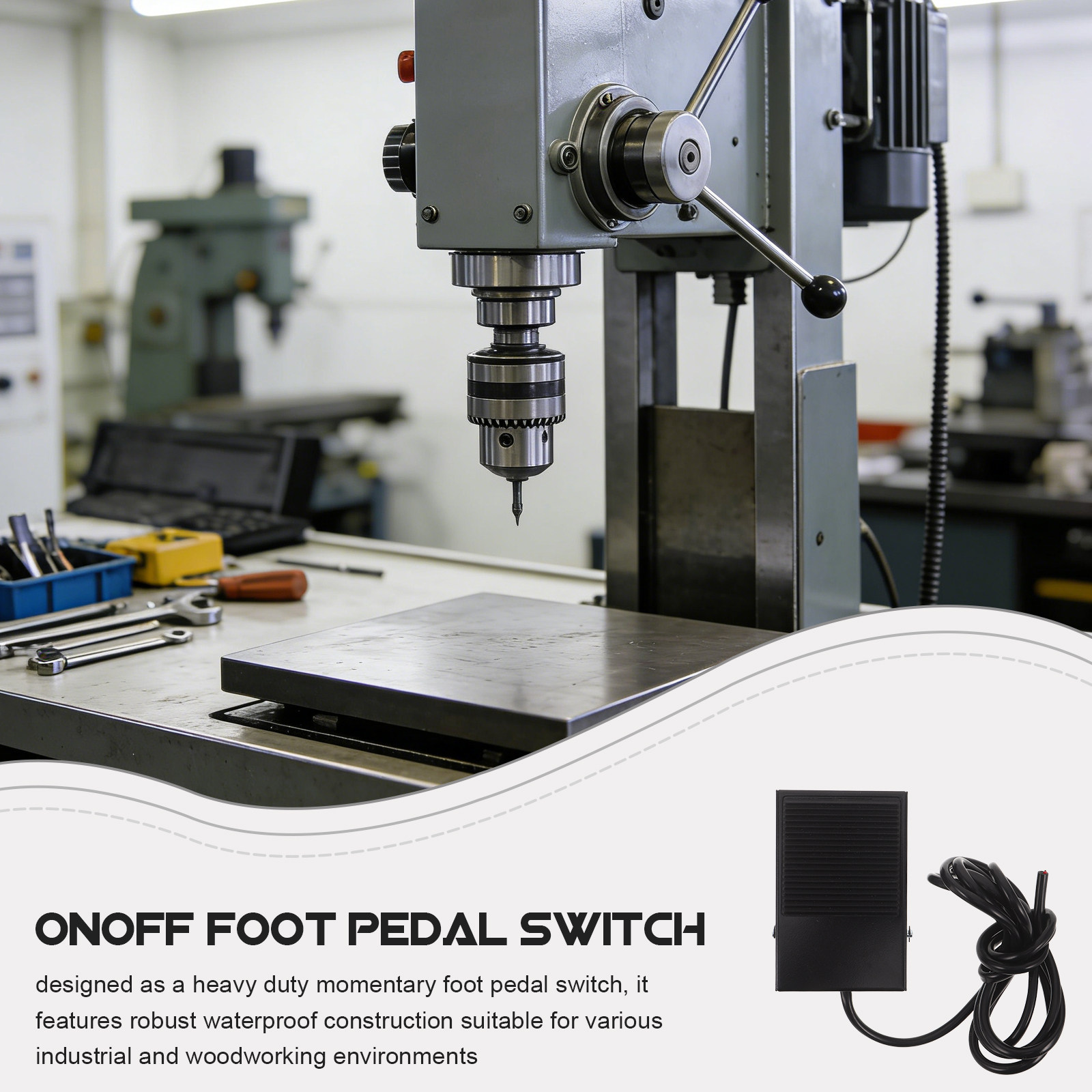 Sakelar Pedal Kaki Sementara u - Power Tools Machine ulasan dan harga