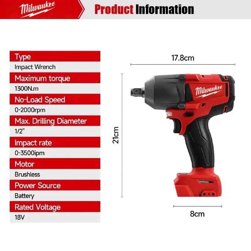 Perkakas Listrik Tanpa Kabel M - Power Tools Impact Wrench ulasan dan harga