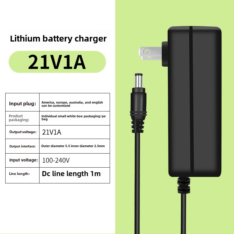 Adaptor Catu Daya DC 21V 2A Un - Power Tools Battery Adapter ulasan dan harga