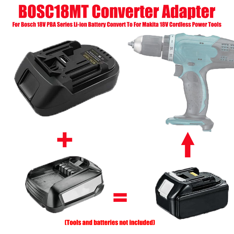 Konverter Adaptor Baterai BOSC - Power Tools Battery Adapter ulasan dan harga