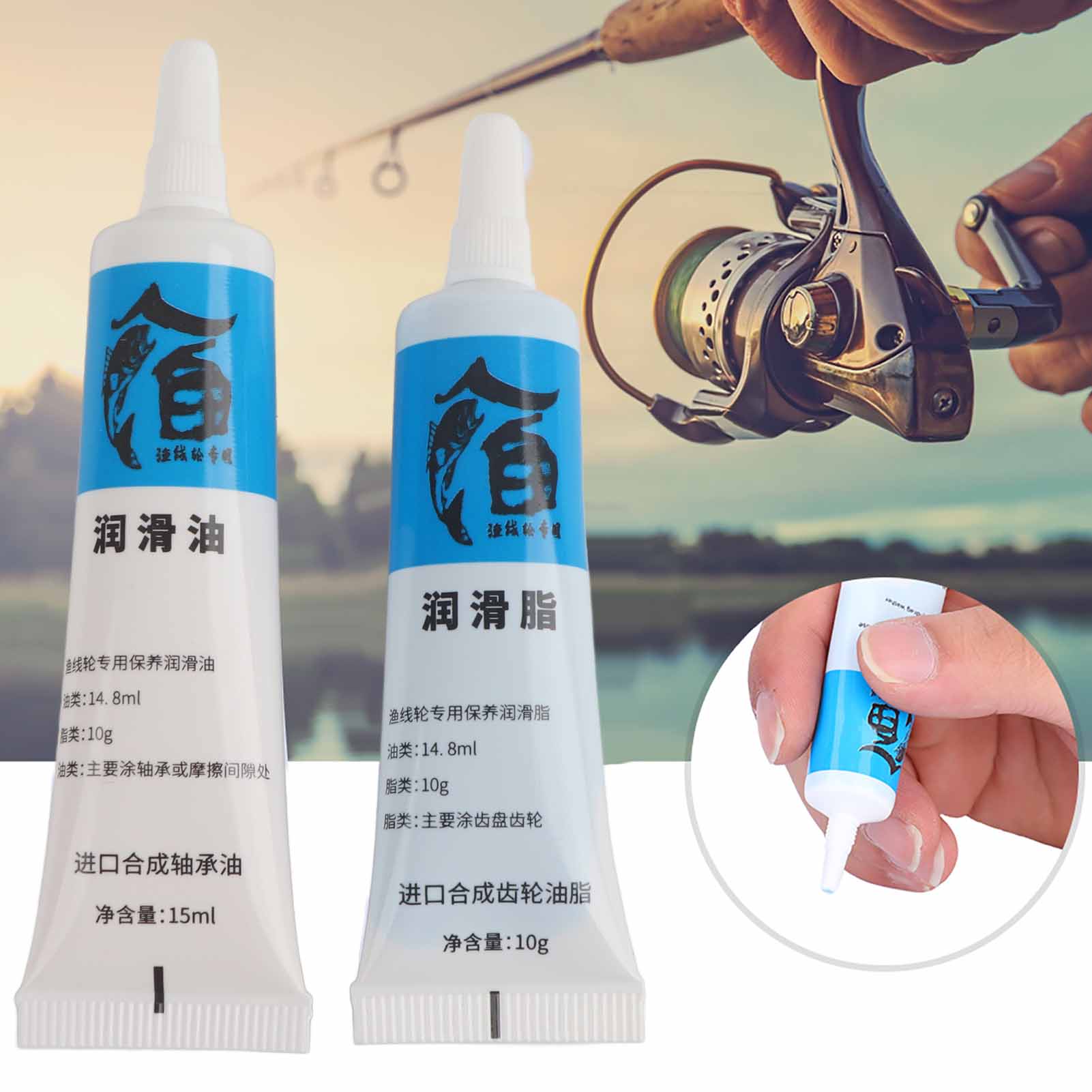 Baru 2 buah gulungan pancing m - Power Tools Grease ulasan dan harga