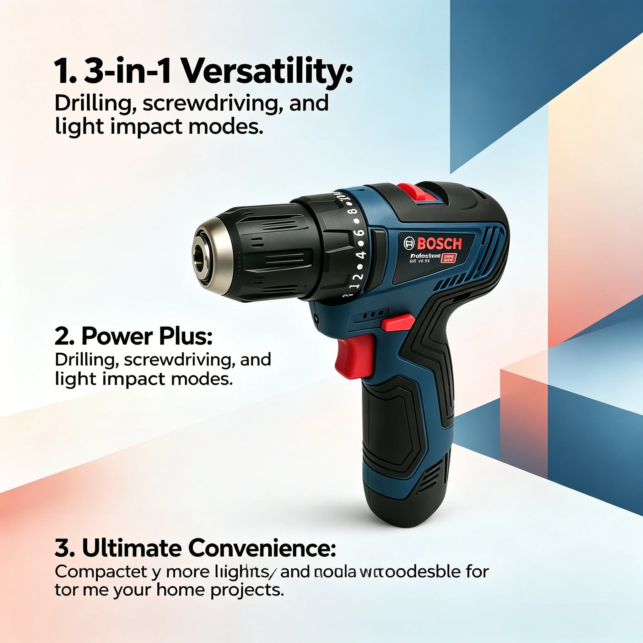 Bosch-GSB 12V-30 Bor Listrik P - Power Tools Bosch ulasan dan harga