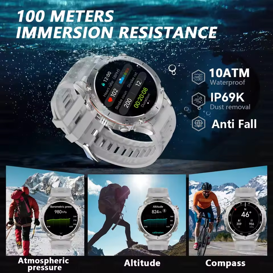 Jam Tangan Pintar GPS Militer  - Power Tools Brands ulasan dan harga