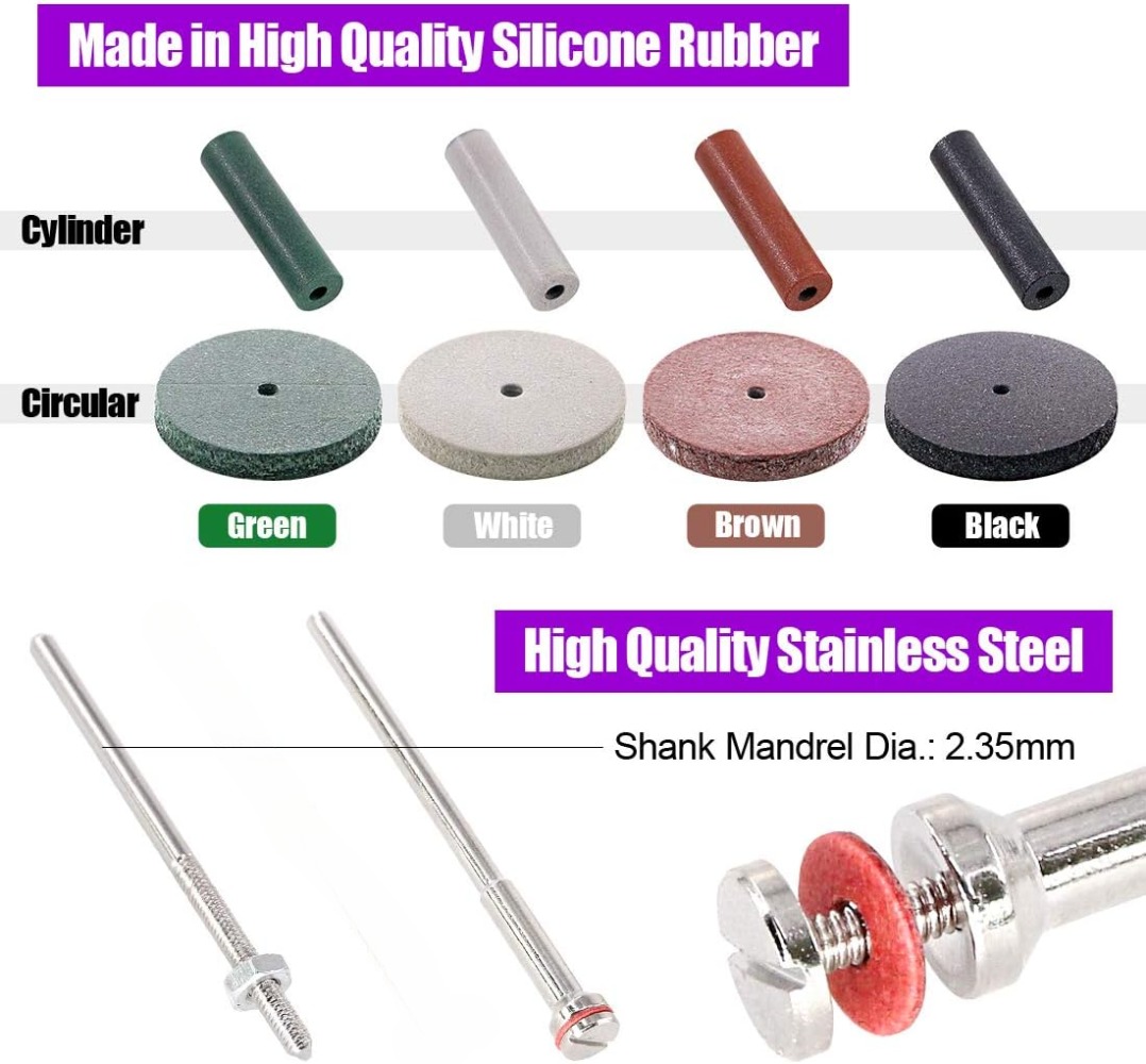 42 BH Kit roda pemoles 40 BH,  - Rotary Tool Kit ulasan dan harga