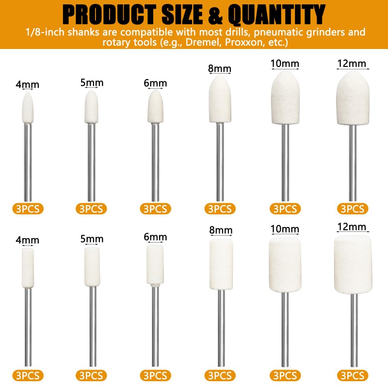 36Pcs/Set Mata Poles Wol denga - Rotary Tool Kit ulasan dan harga
