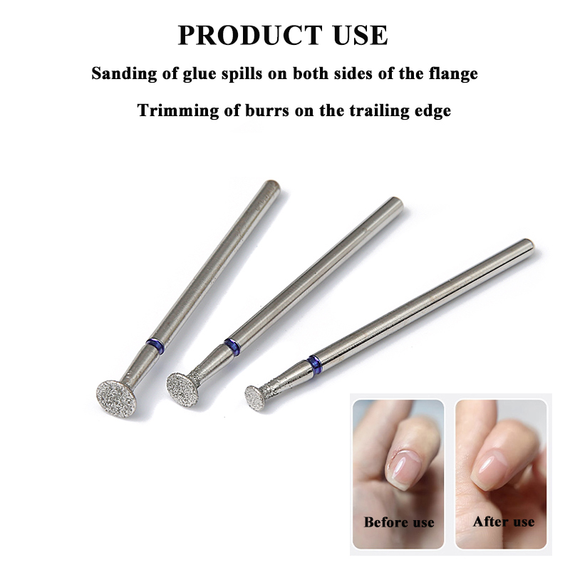 3 Buah/Set Mata Bor Kuku Berli - Rotary Tool Kit ulasan dan harga