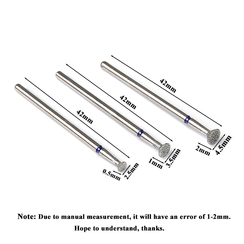 3 Buah/Set Mata Bor Kuku Berli - Rotary Tool Kit ulasan dan harga